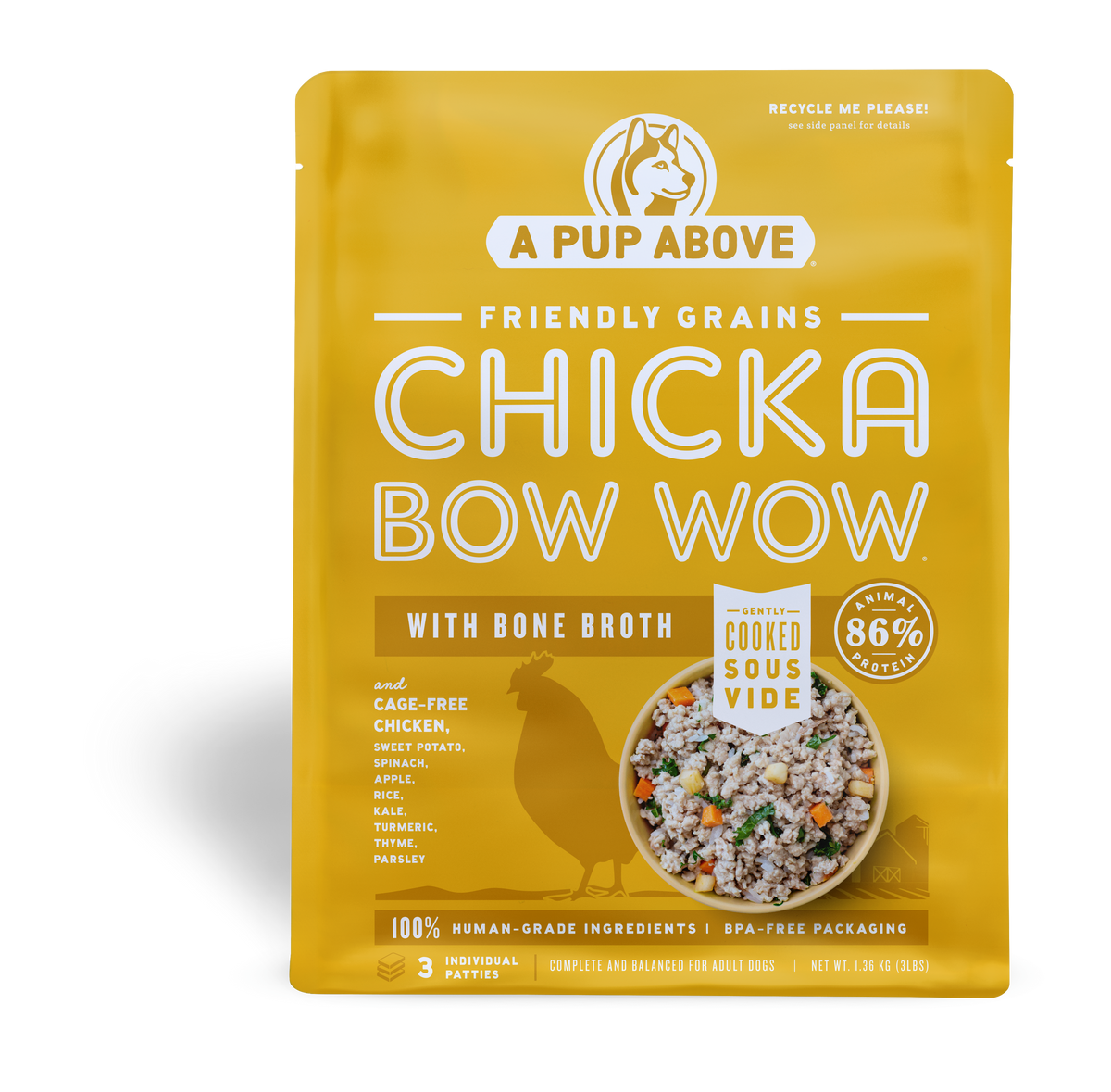 Fresh Dog Food, Gently Cooked
