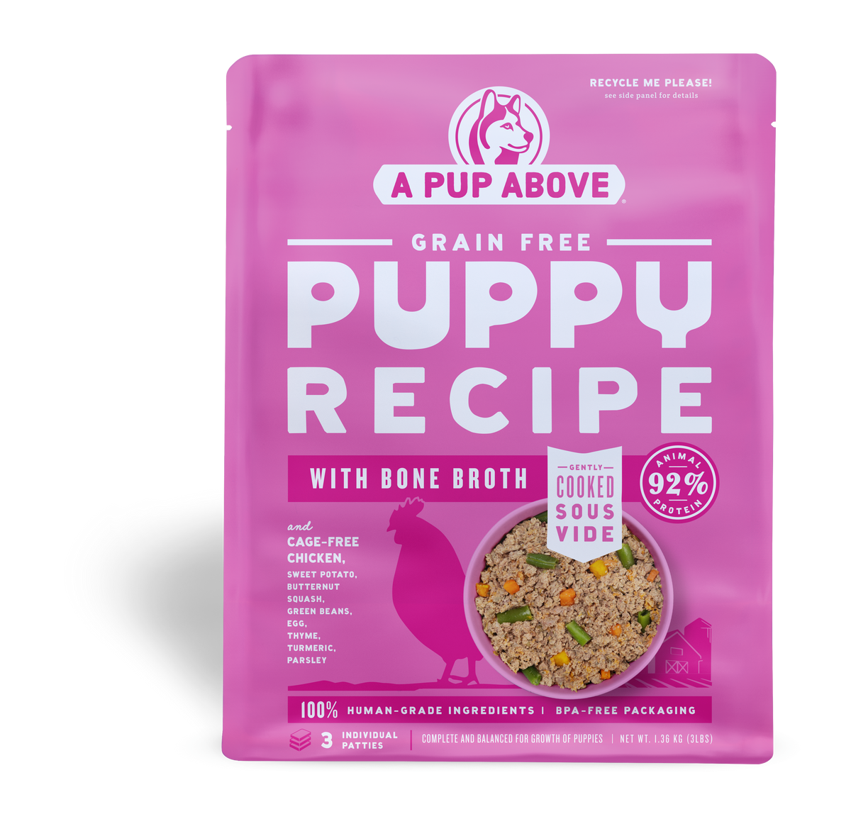 Fresh Dog Food, Gently Cooked