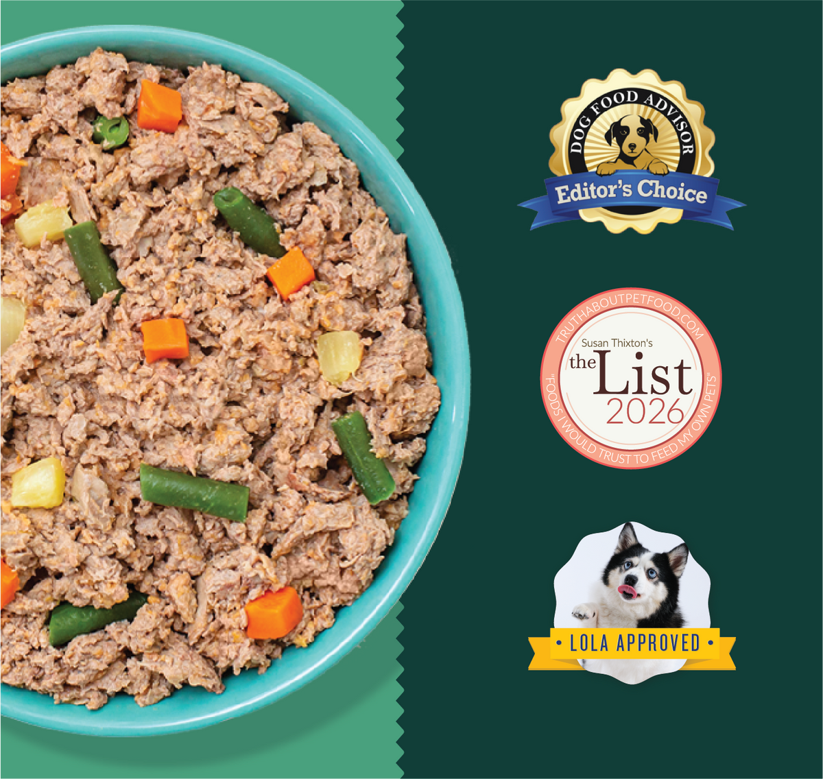 Ground pork with diced pineapple, green beans, and carrots in a turquoise bowl.
